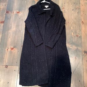 Long black sweater size OX